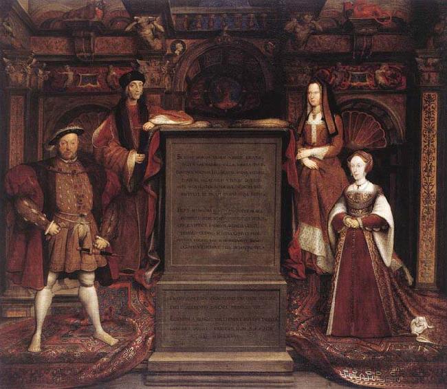 Leemput, Remigius van Henry VII, Elizabeth of York, Henry VIII, and Jane Seymour Sweden oil painting art